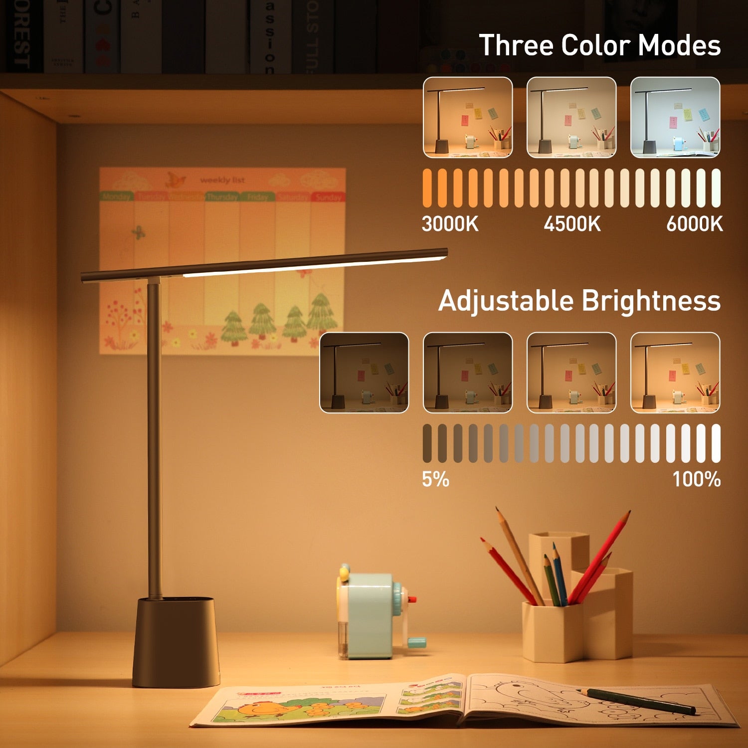 SkandiShop LED Desk Lamp